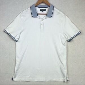 Banana Republic Dress Polo Men’s Size XL Shirt Top 100% Cotton Nautical Coastal